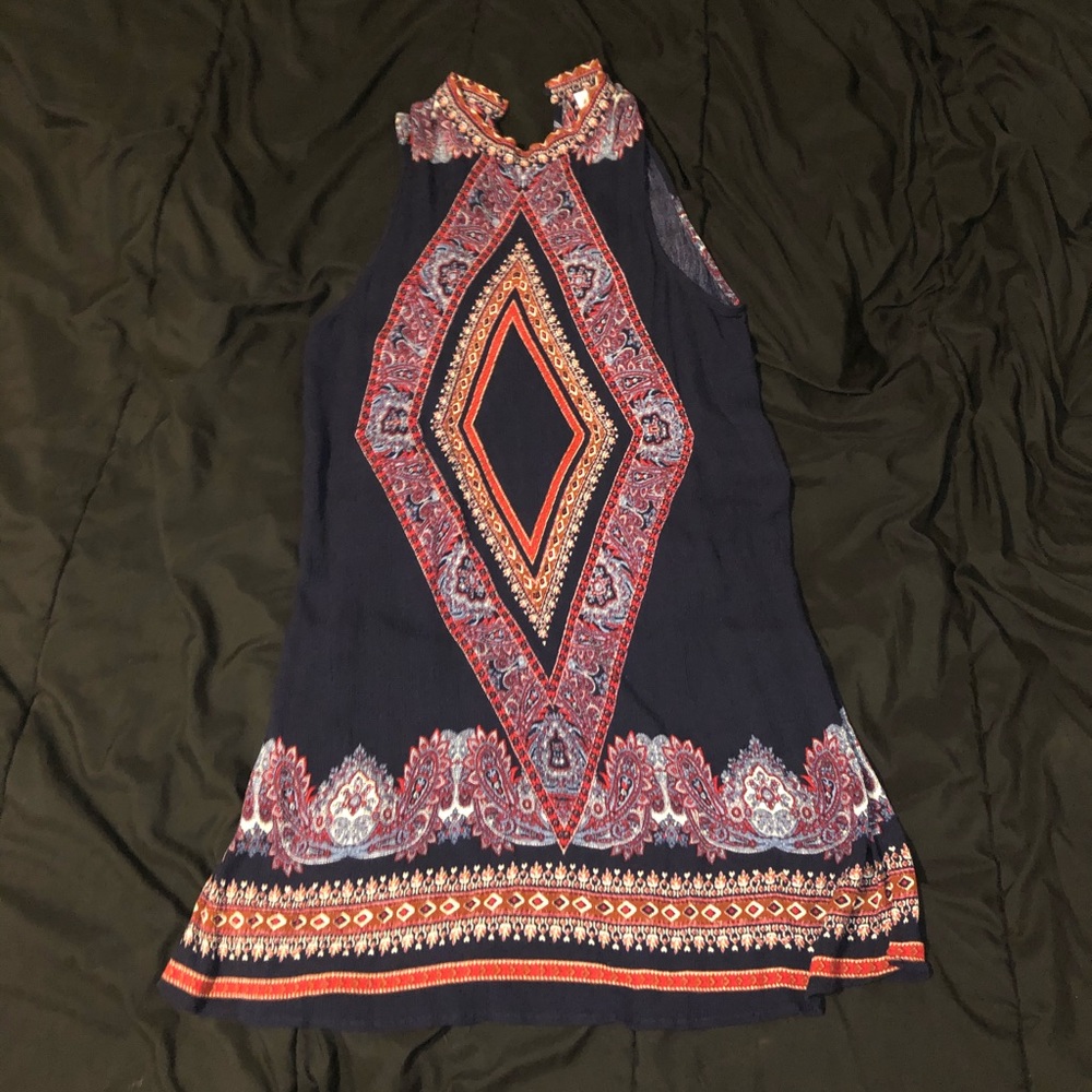 A multiprint dress